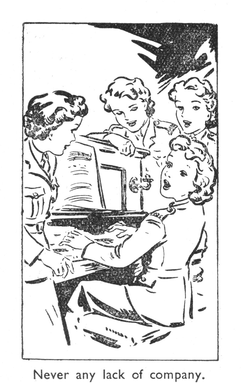 Nie Mangel an Gesellschaft, 1940 von Unbekannt