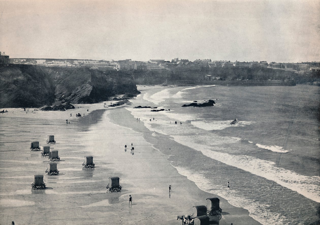 Newquay - Ein ruhiger Badeort, 1895 von Unbekannt