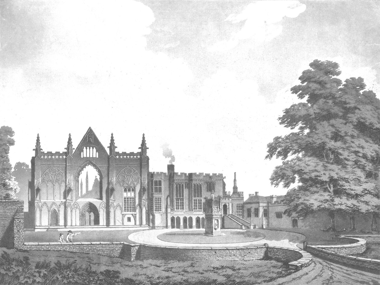 Newstead Abbey, Nottinghamshire, 18. Jahrhundert von Unbekannt