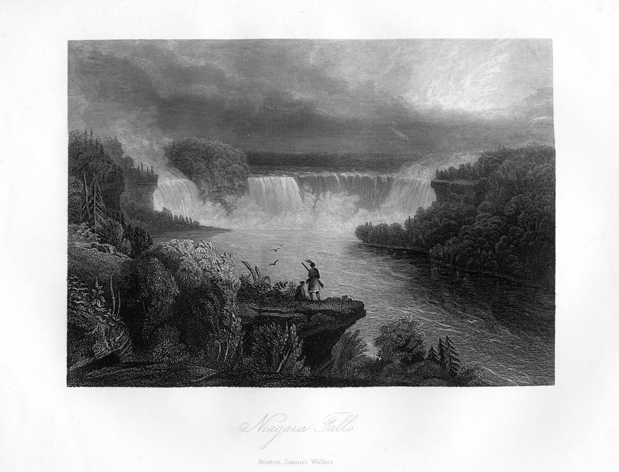 Niagarafälle, 1855 von Unbekannt