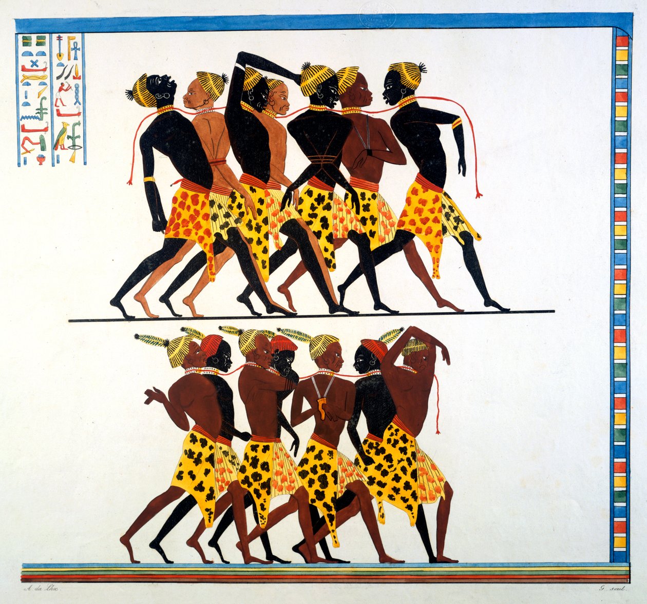 Nubische Sklaven, 1832-1840 von Unbekannt