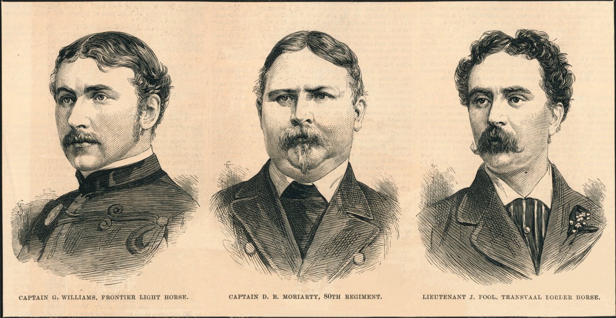 Im Zulukrieg getötete Offiziere, 1879 von Unbekannt