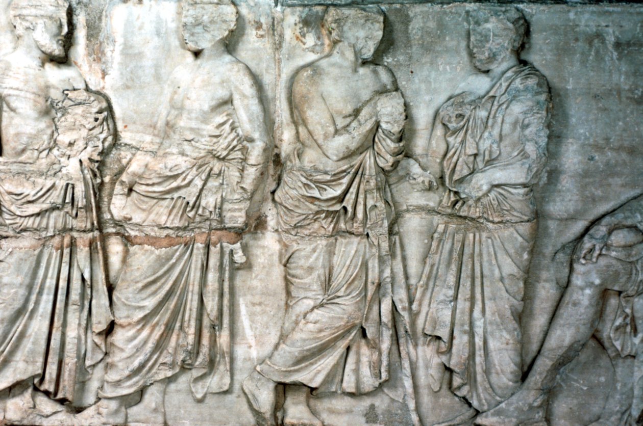 Beamte, Fries vom Parthenon, 438-432 v. Chr. von Unbekannt
