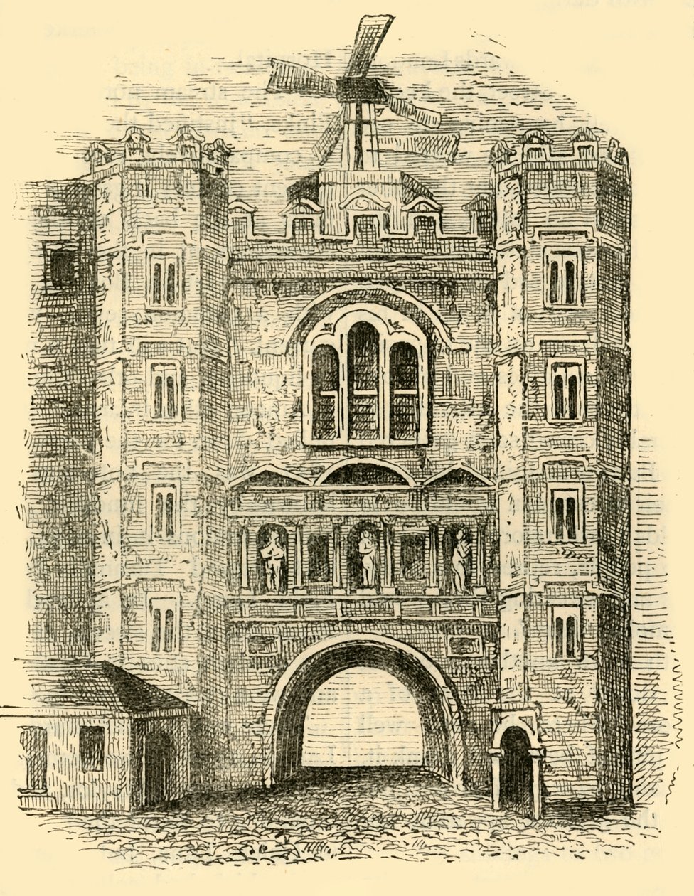 Old Newgate, um 1760 von Unbekannt