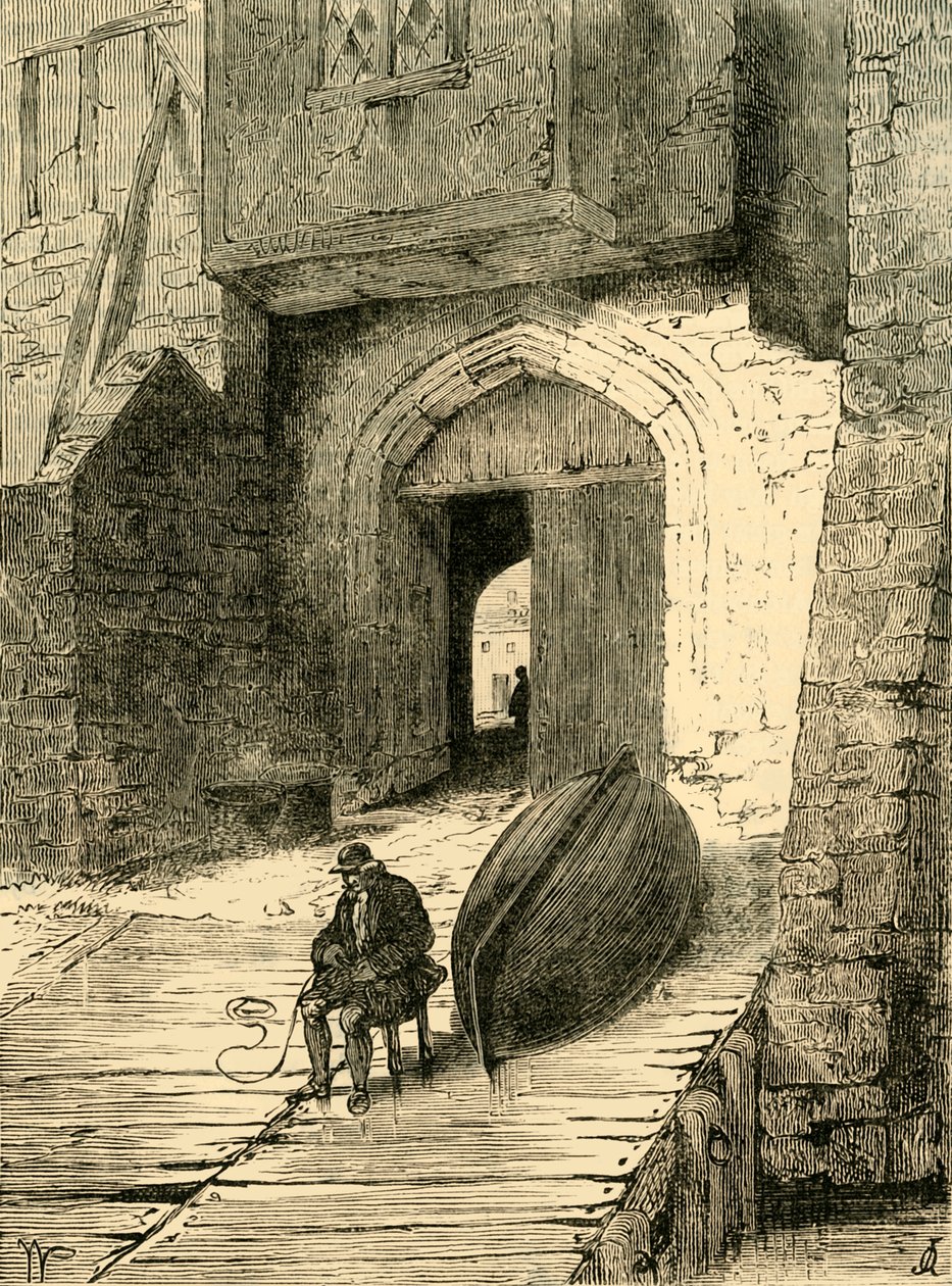 Alte Whitehall-Treppen, um 1878 von Unbekannt