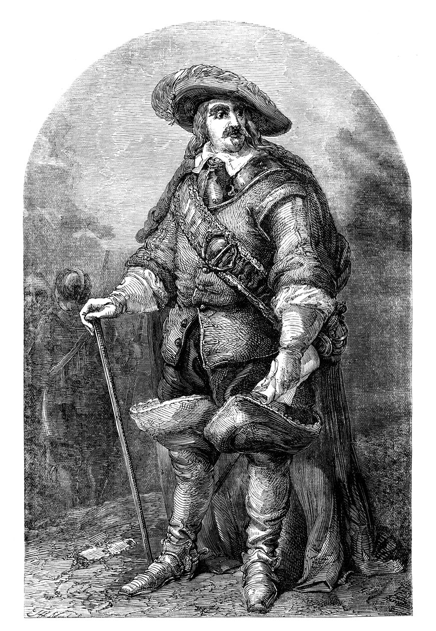 Oliver Cromwell 1599-1658 von Unbekannt