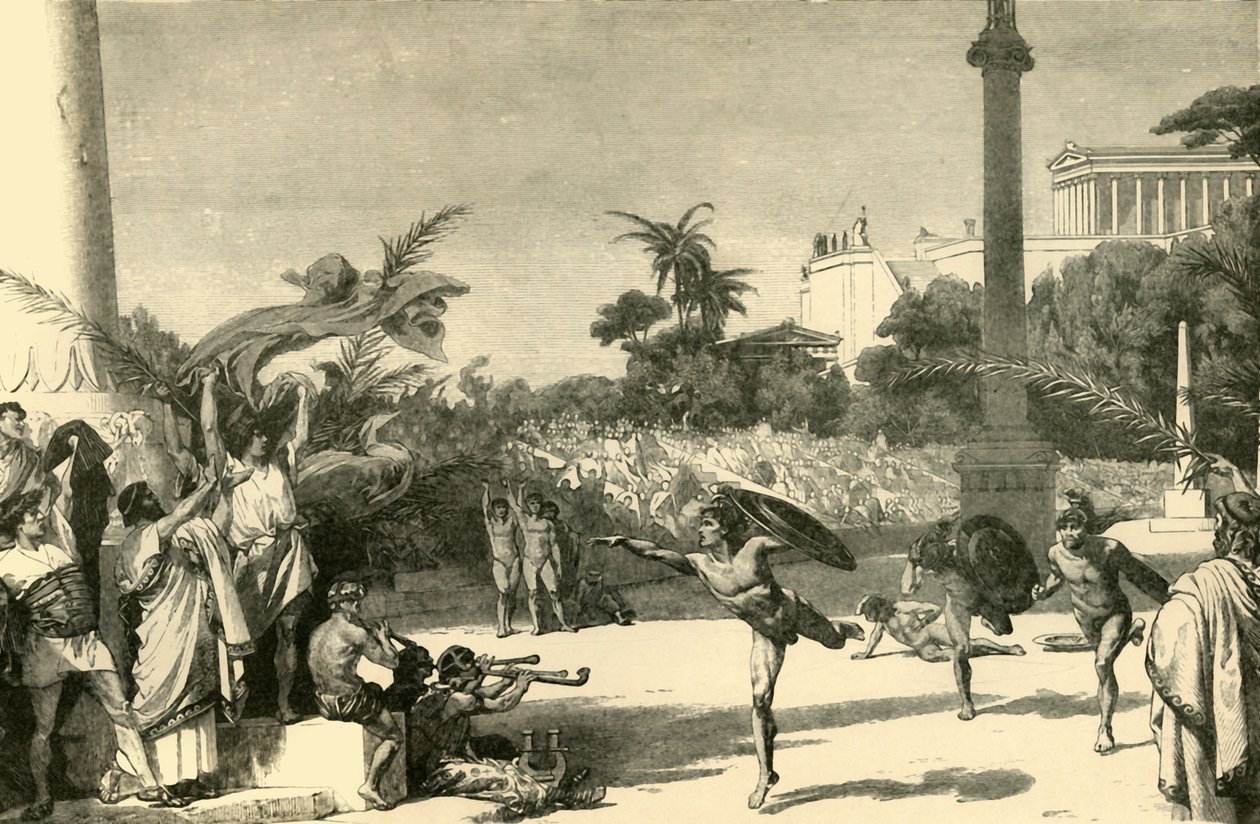 Olympische Spiele, 1890 von Unbekannt
