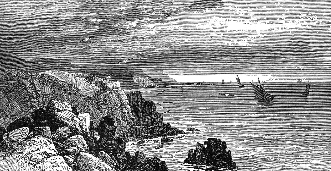 An der Küste von Cornwall, 1900 von Unbekannt