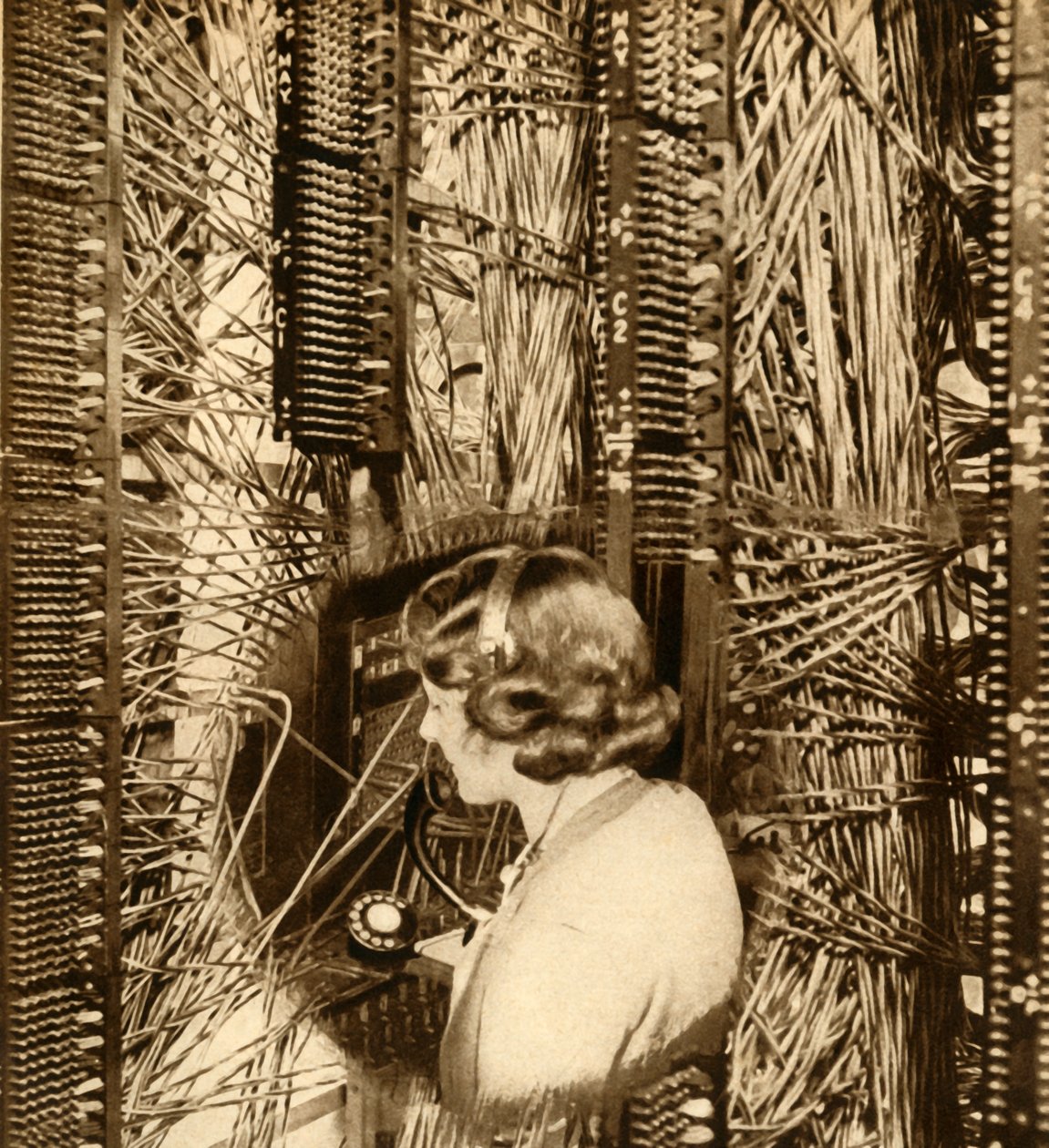 Operator an der Mayfair-Börse, 1932, 1933 von Unbekannt