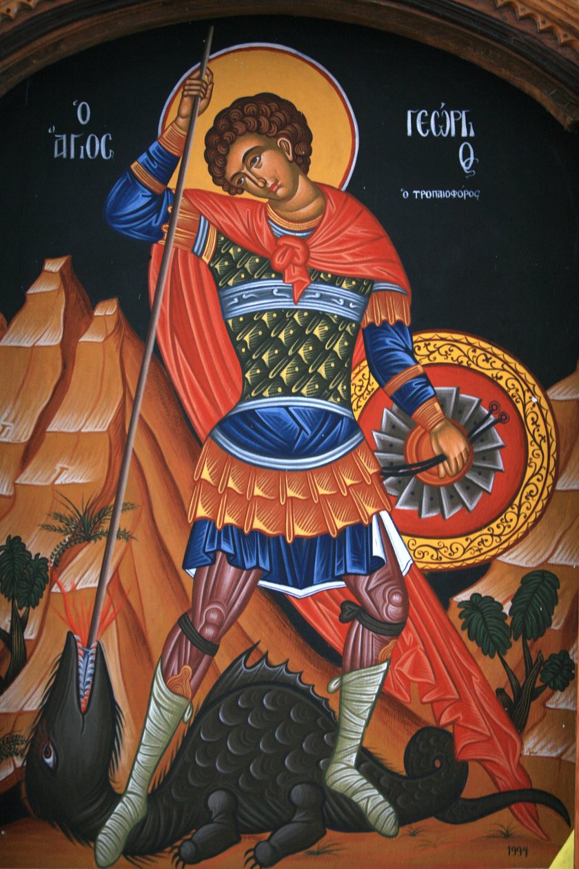 Orthodoxe Ikone: Heiliger Georg von Unbekannt