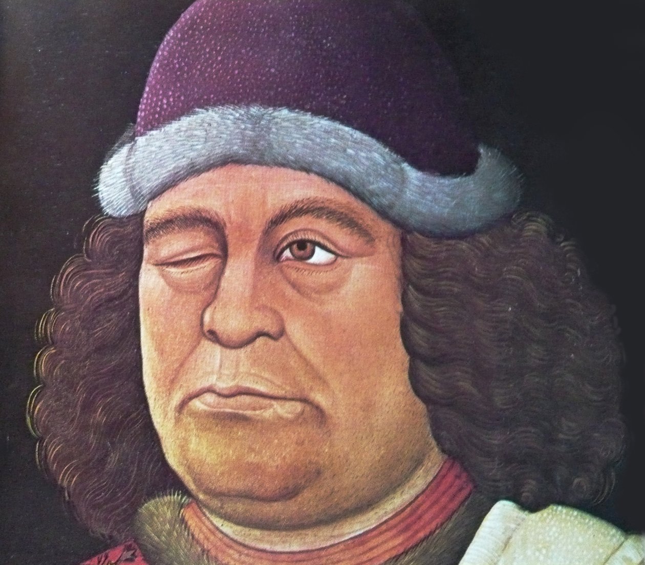 Oswald von Wolkenstein (Detail) von Unbekannt