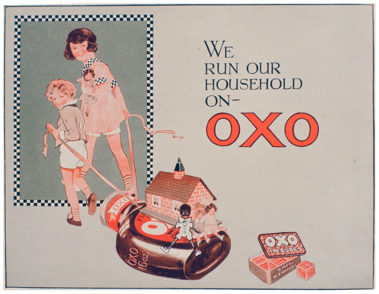 Oxo-Werbung, 1922 von Unbekannt