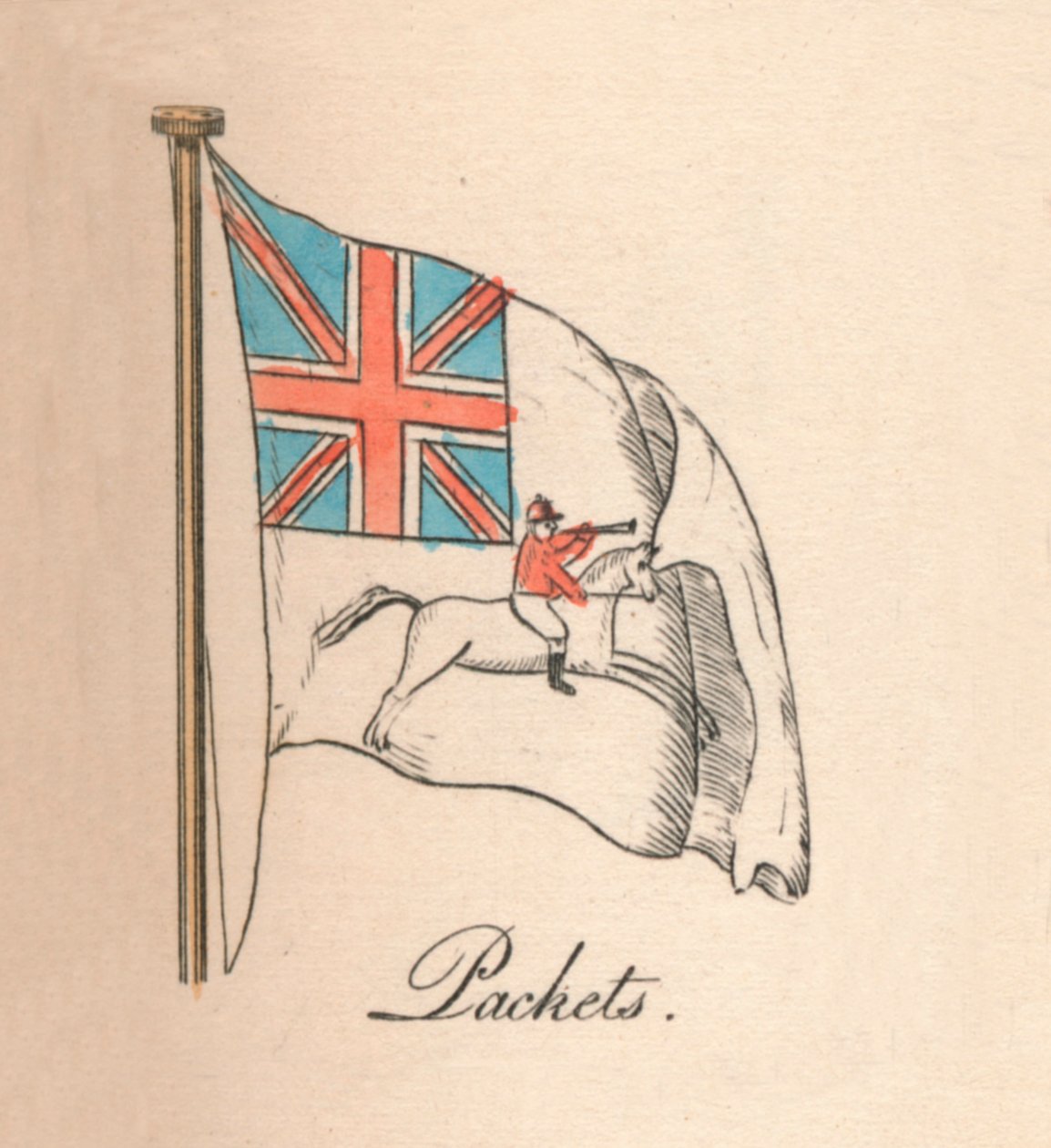 Pakete, 1838 von Unbekannt