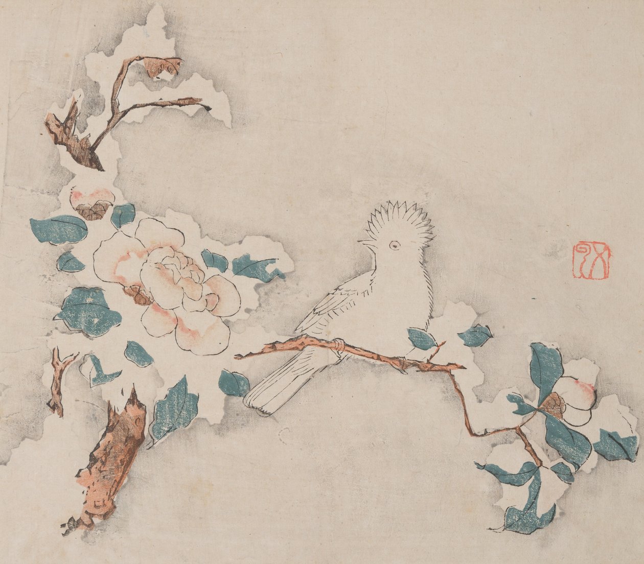 Seite aus Shi Zhu Zhai von Unbekannt