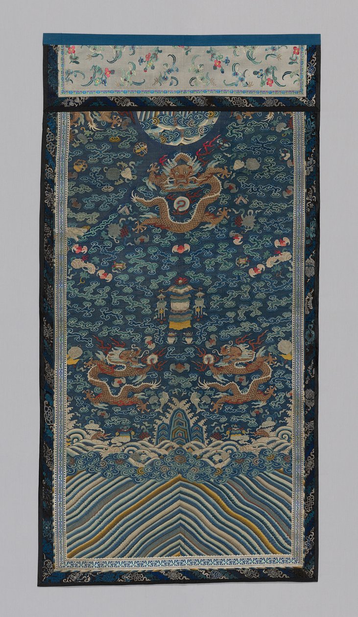 Panel Möbelstoff, China, Qing-Dynastie 1644-1911, 1875-1900 von Unbekannt