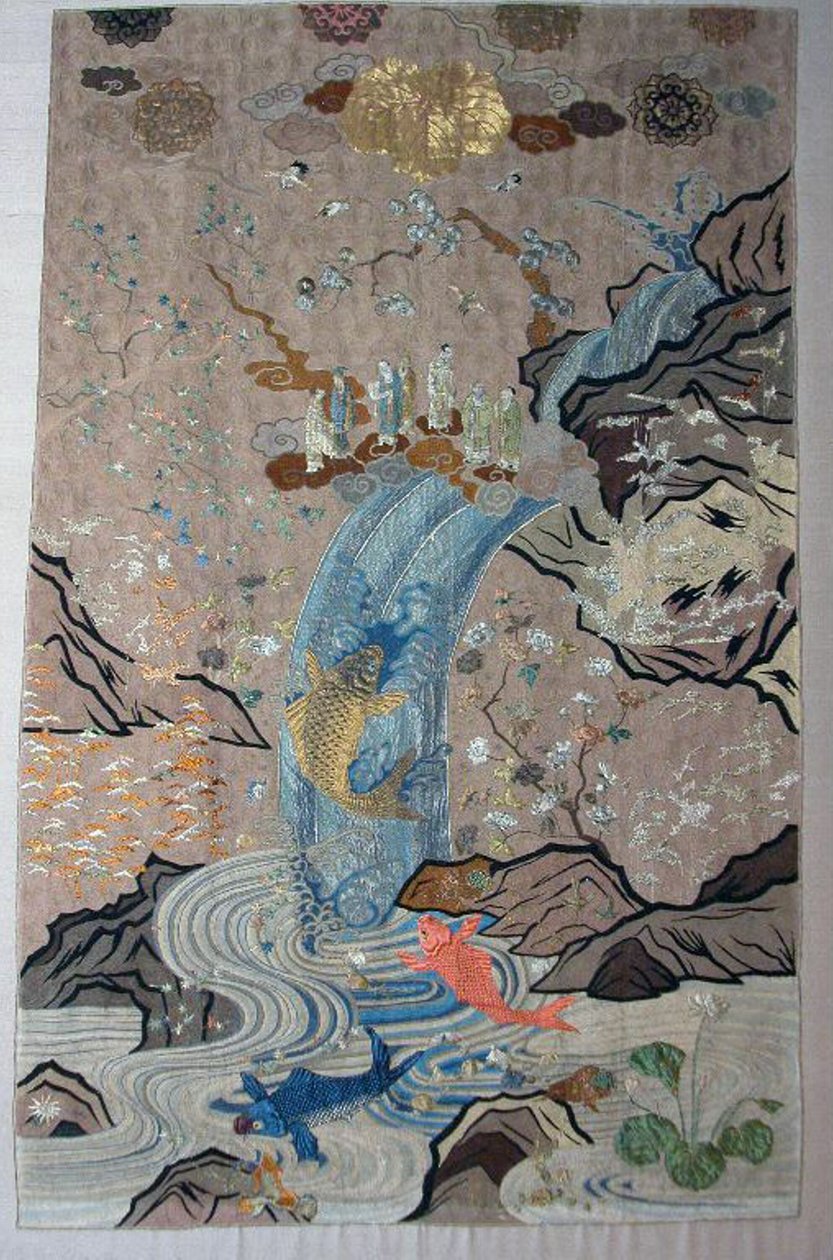 Panel, Japan, 1894, Meiji-Periode 1868-1912 von Unbekannt