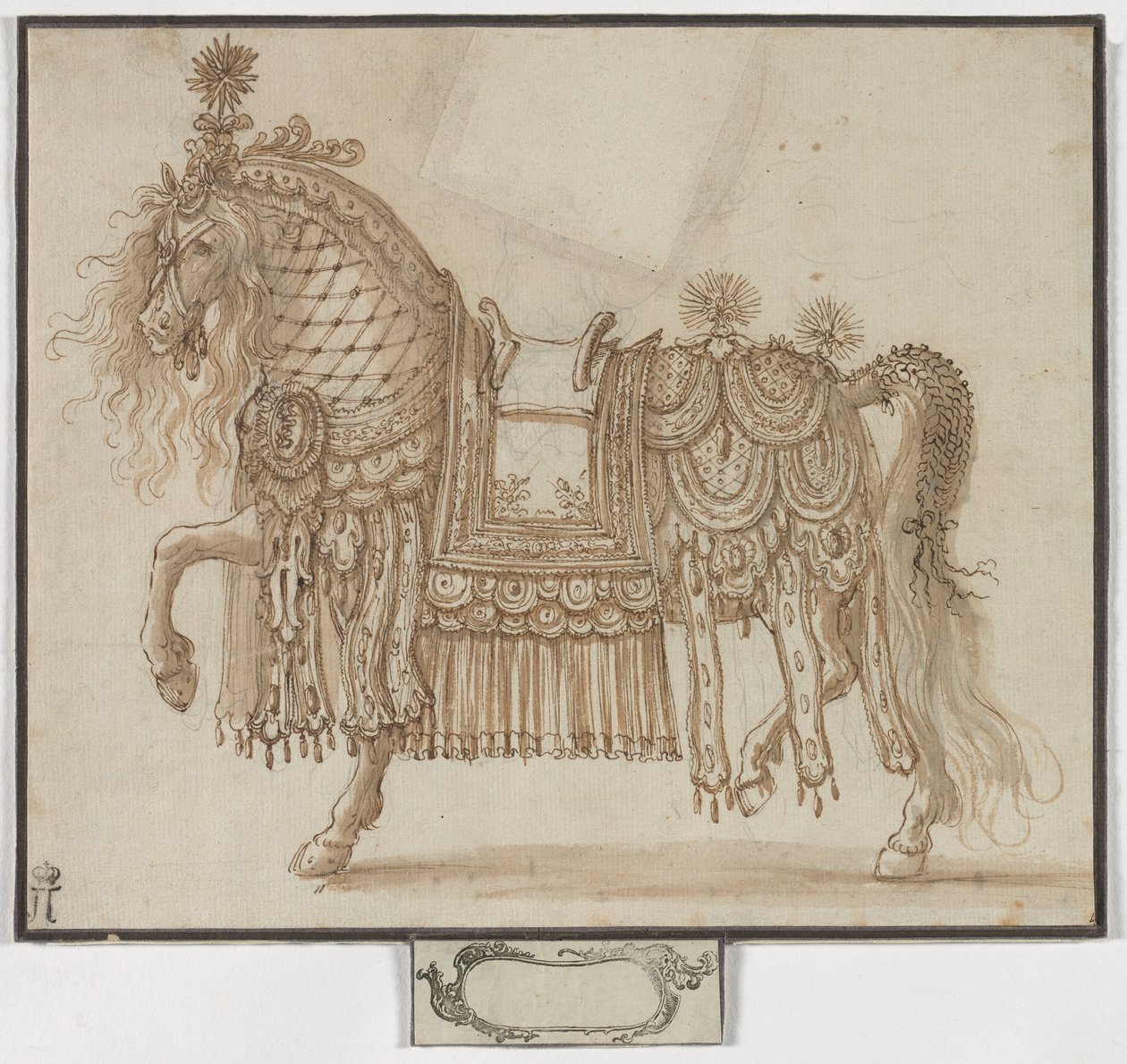 Paradepferd, 1619 von Unbekannt