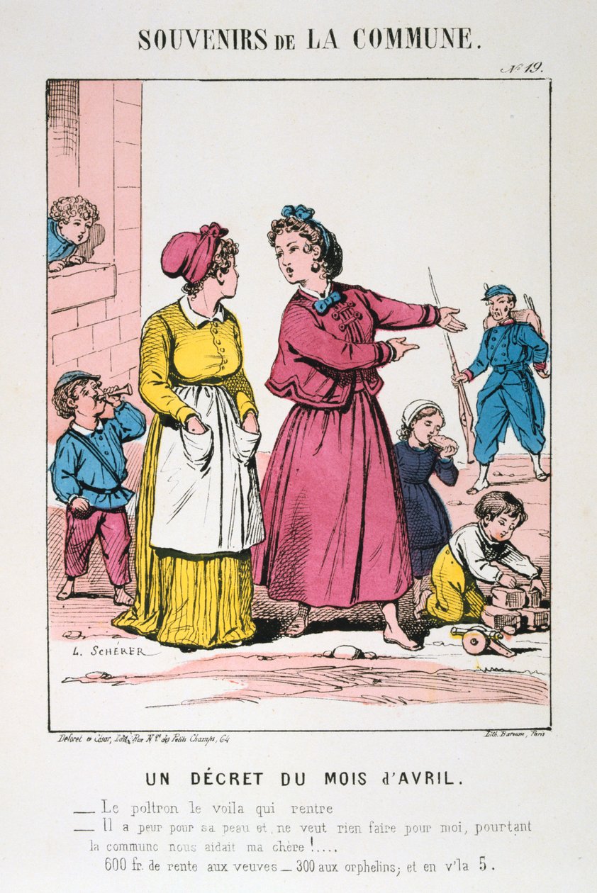 Pariser Kommune, 1871 von Unbekannt