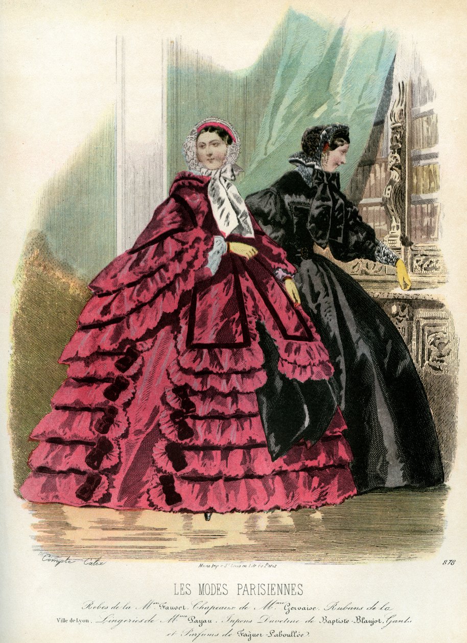 Pariser Mode des 19. Jahrhunderts, 1857-1938 von Unbekannt