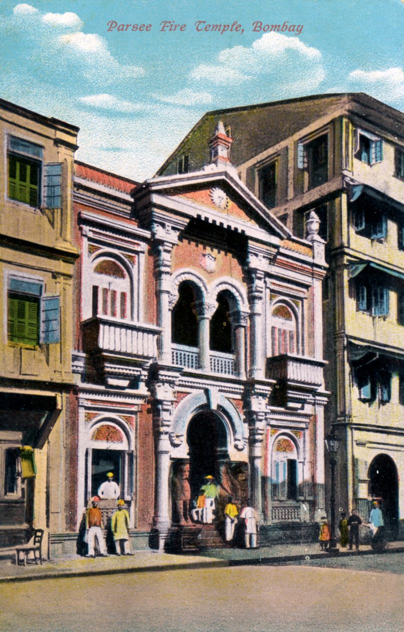 Parsee-Feuertempel, Bombay, Indien, frühes 20. Jahrhundert von Unbekannt