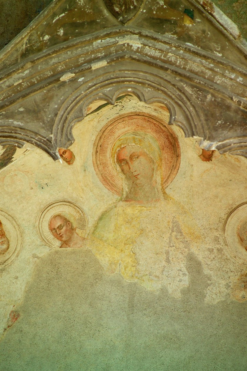 Detail, Fresko, Quadriportikus, Kathedrale, Salerno, Kampanien, Italien von Unbekannt