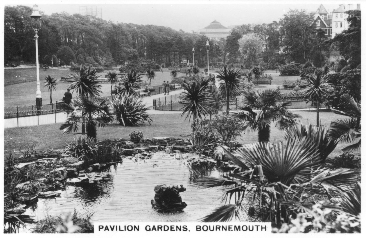 Pavillon-Gärten, Bournemouth, Dorset, 1937 von Unbekannt