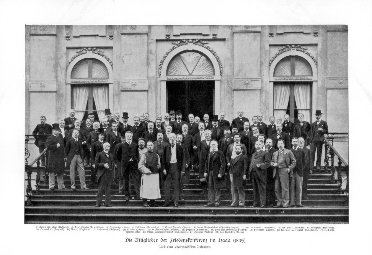 Friedenskonferenz in Den Haag 1899, 1900 von Unbekannt