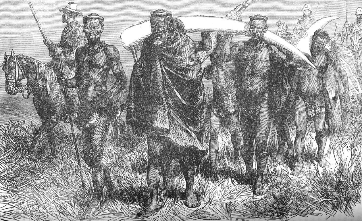 Friedensboten von Cetewayo, um 1880 von Unbekannt