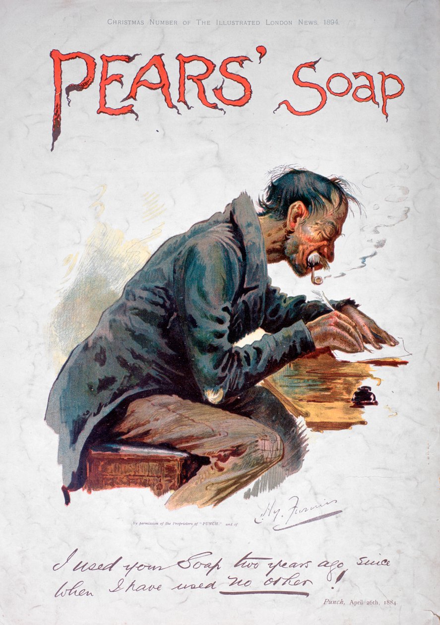 Pears Seifenwerbung, 1894 von Unbekannt