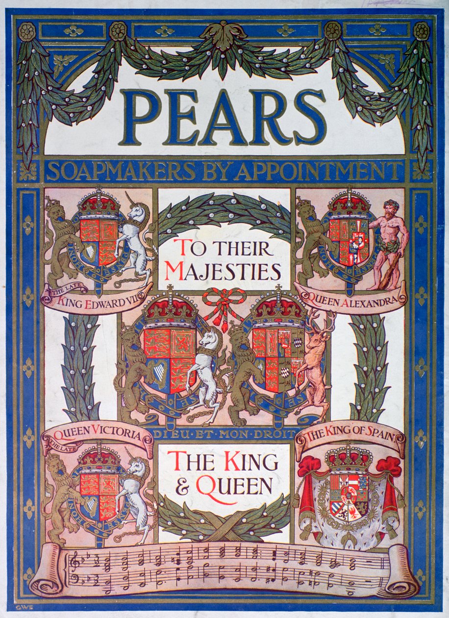 Pears Seifenwerbung, 1911 von Unbekannt