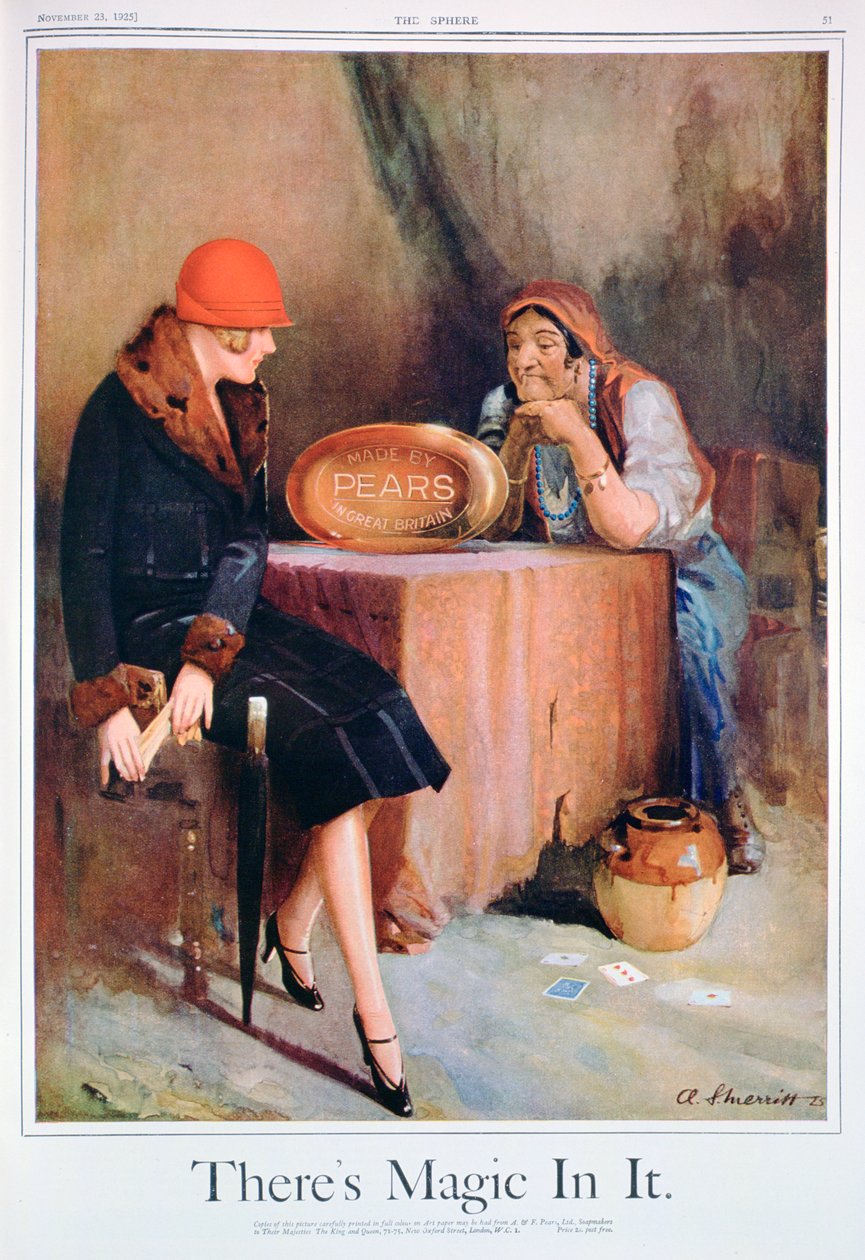 Pears Seifenwerbung, 1925 von Unbekannt