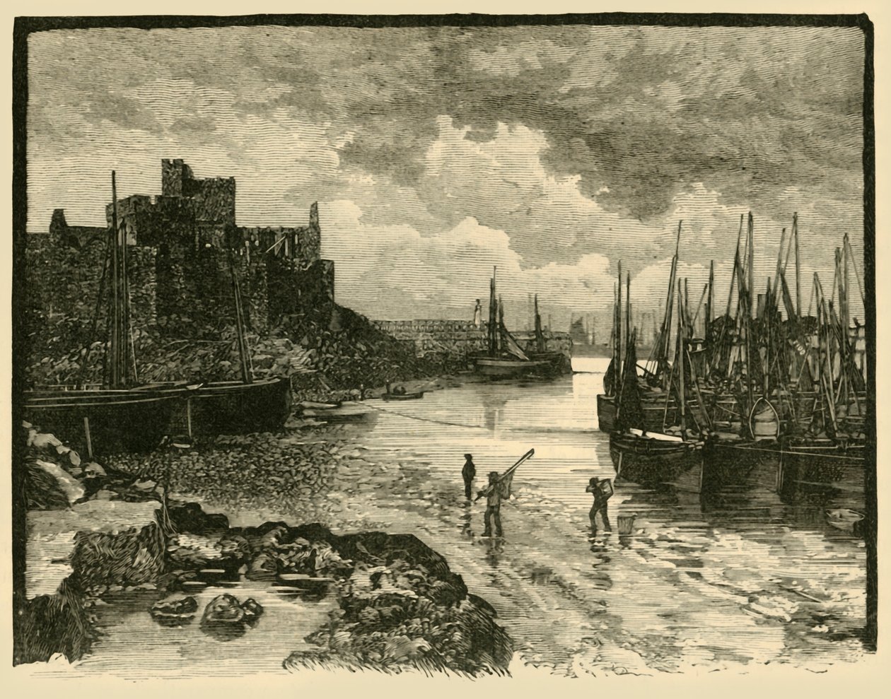 Peel Castle, 1898 von Unbekannt