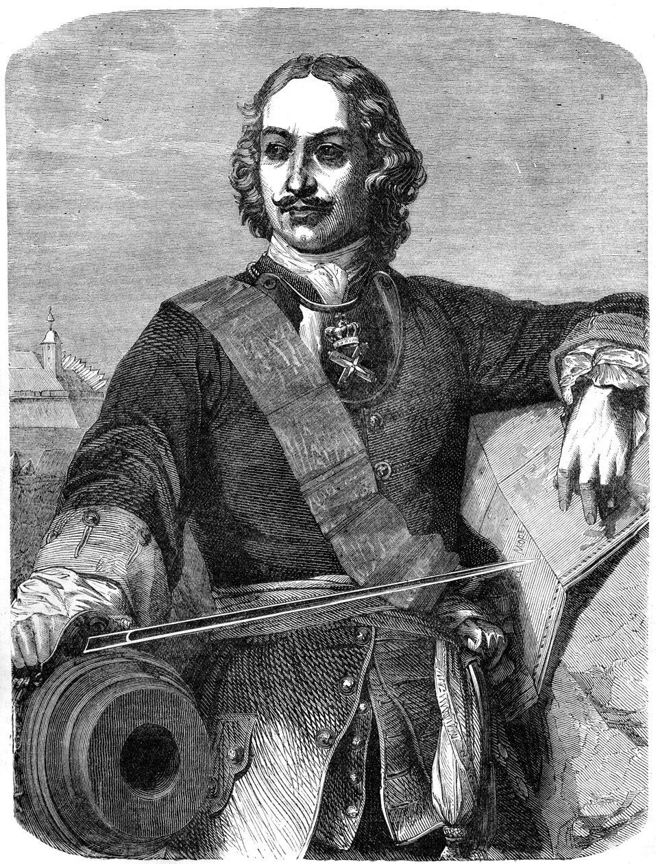 Peter der Große 1672-1725, 19. Jahrhundert von Unbekannt
