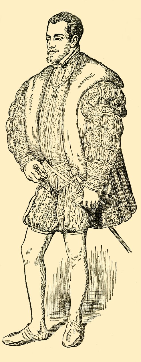 Philipp II. von Spanien und den Niederlanden, 1930 von Unbekannt