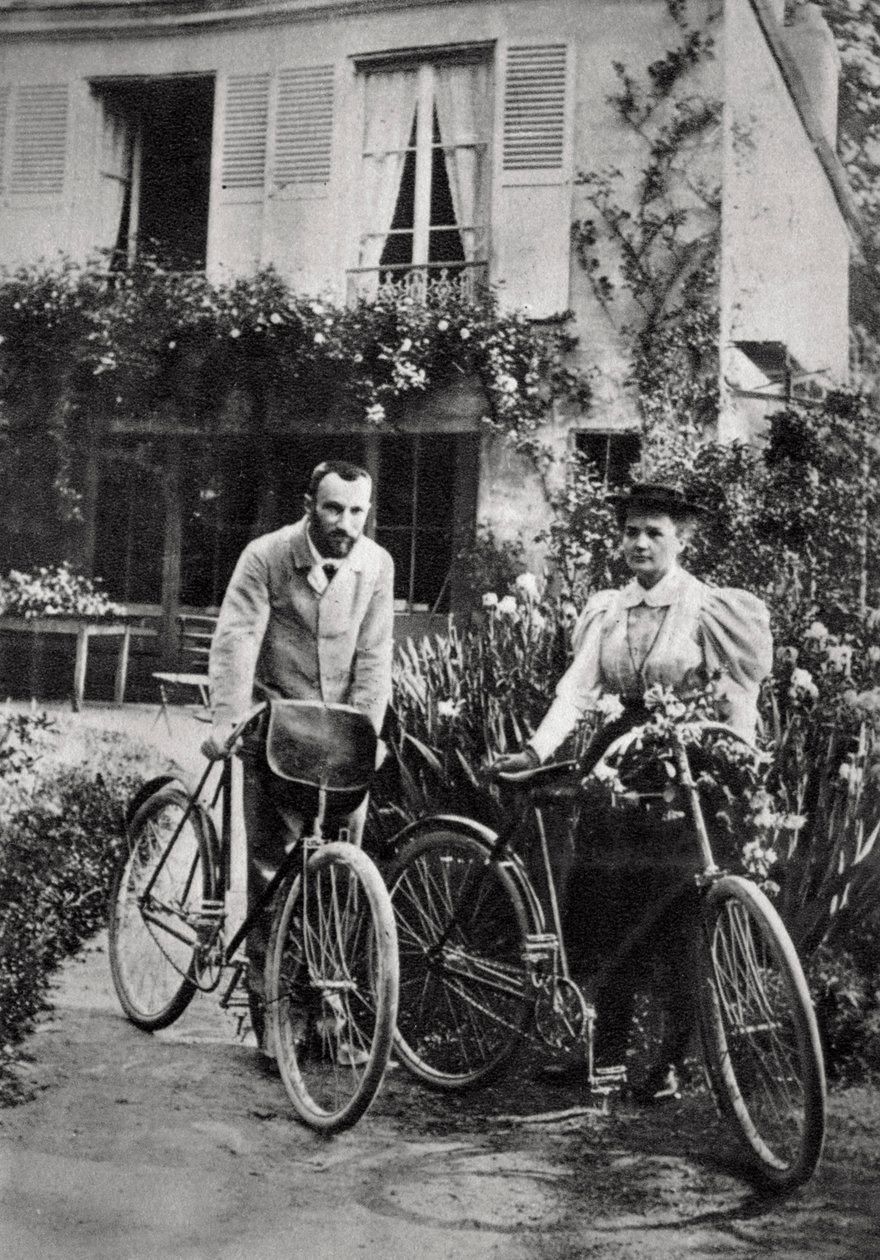 Pierre und Marie Curie, französische Physiker von Unbekannt