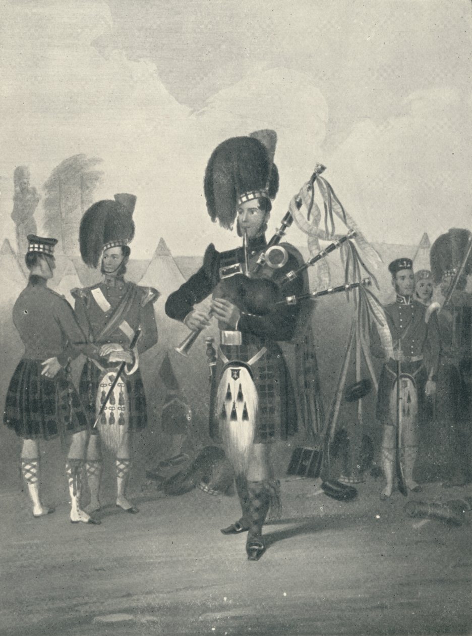 Piper, 42. Royal Highlanders, 19. Jahrhundert, 1909 von Unbekannt