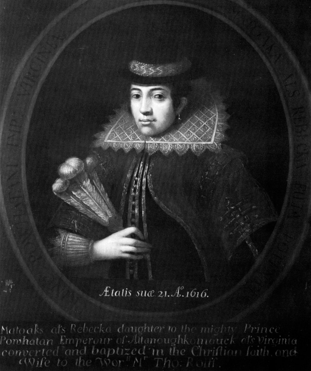 Pocahontas, 1616 von Unbekannt