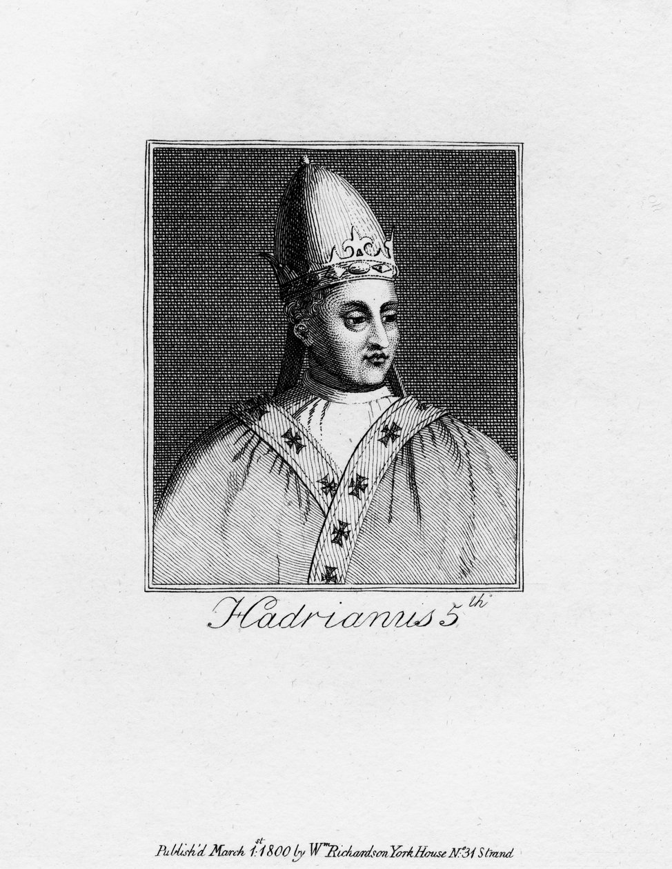 Papst Adrian V, 1800 von Unbekannt