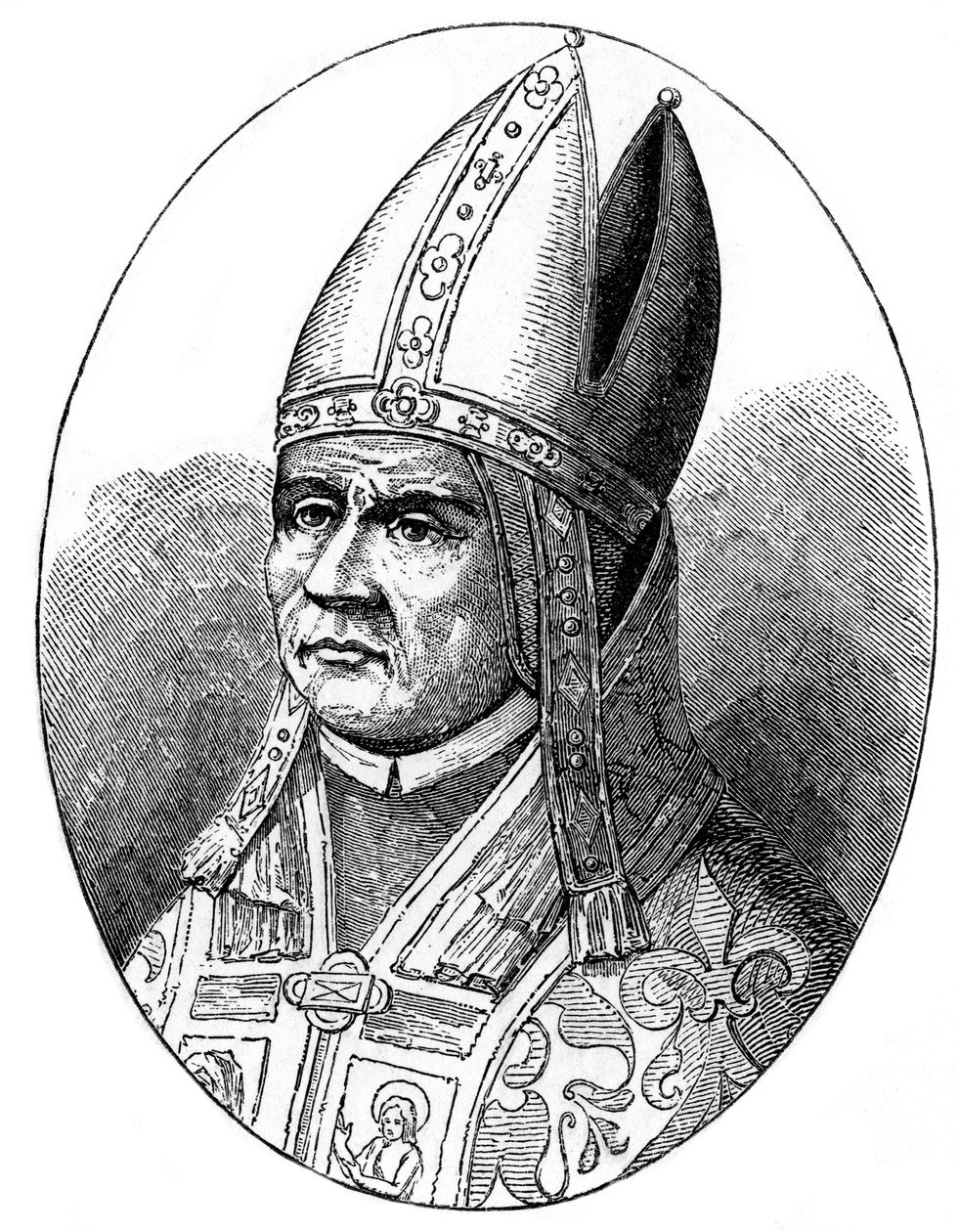 Papst Silvester I., 1870 von Unbekannt