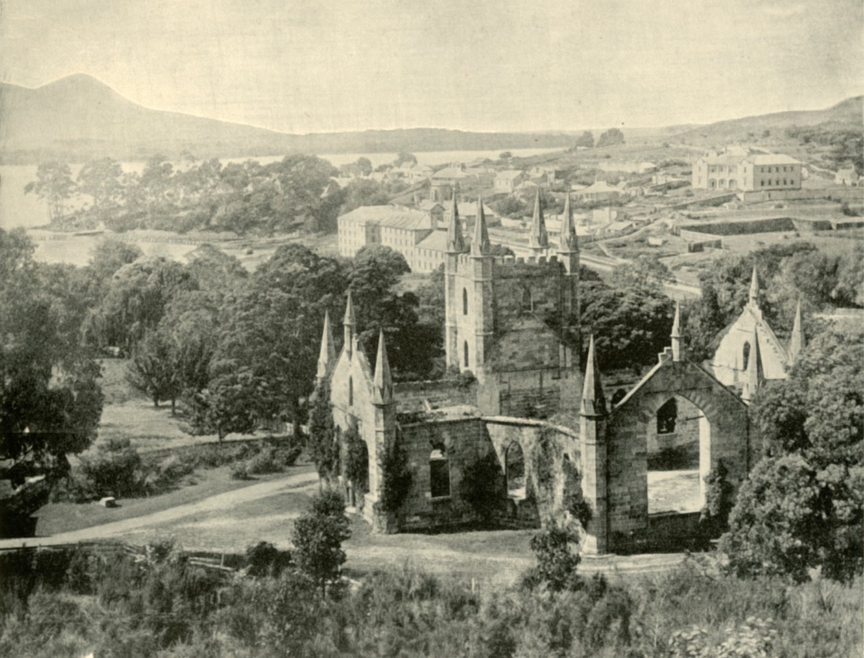 Port Arthur. Blick nach Westen, 1901 von Unbekannt