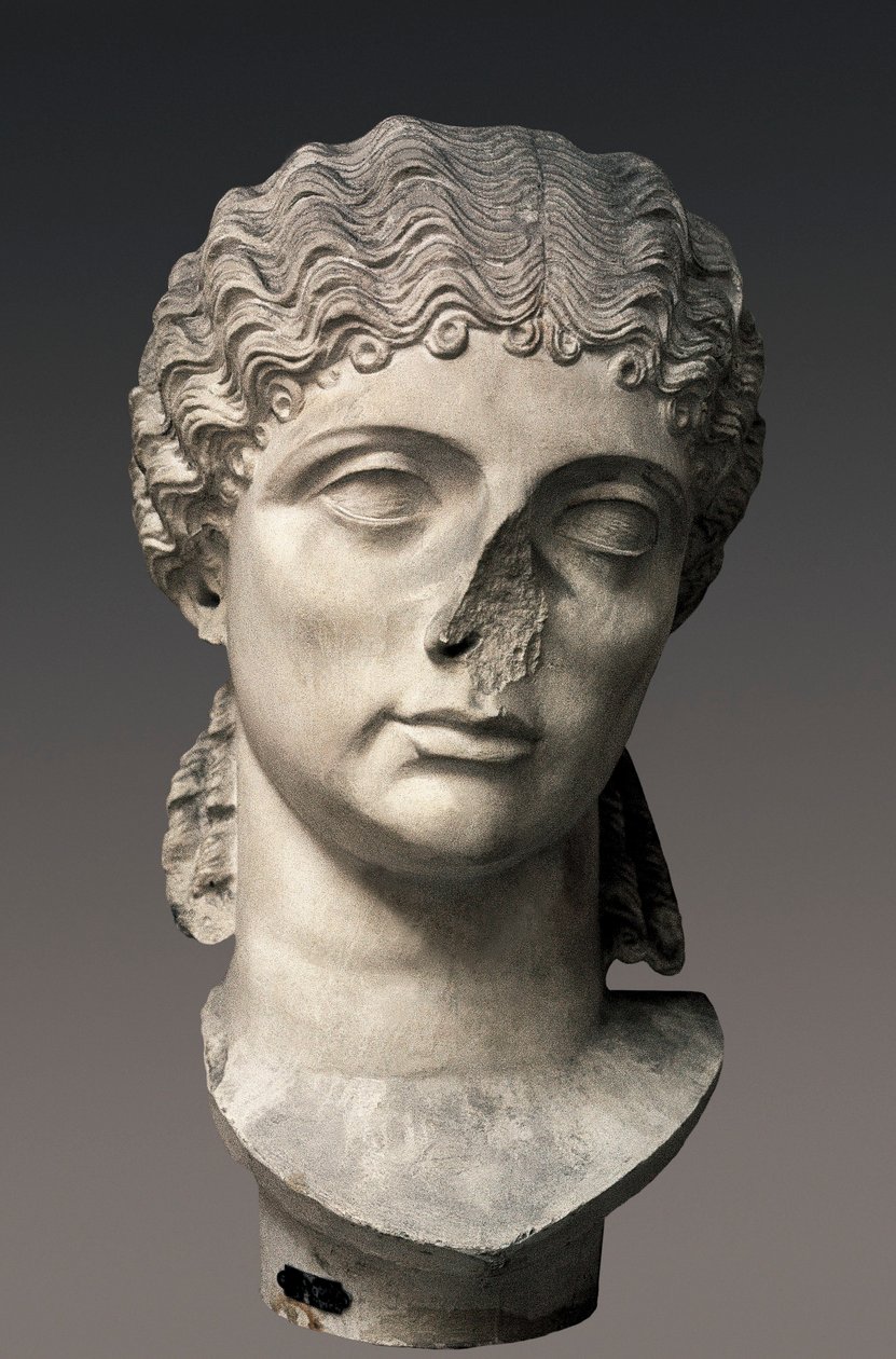 Porträt der Agrippina der Älteren, Skulptur von Unbekannt