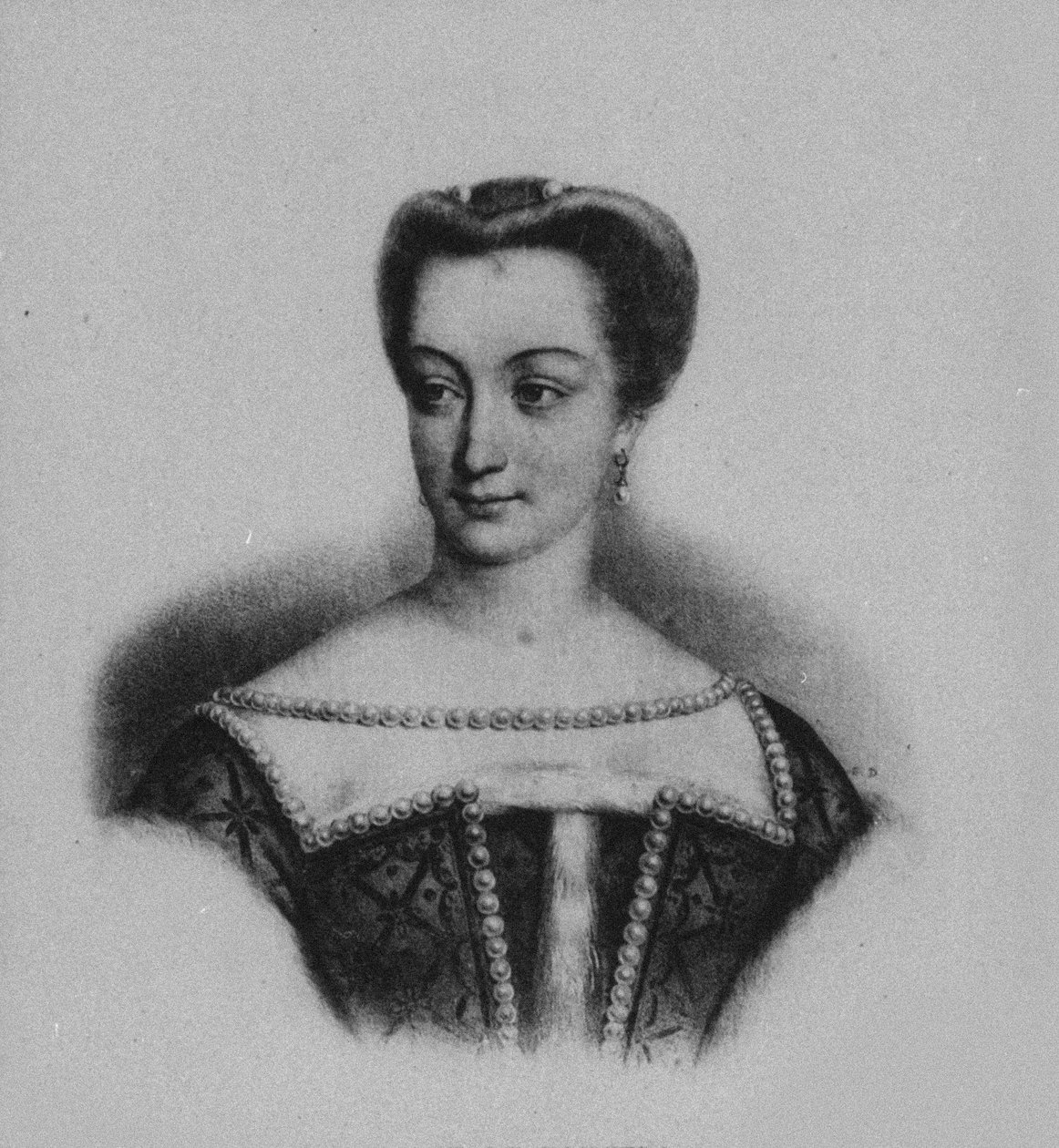 Porträt von Diane de Poitiers 1499-1566 von Unbekannt