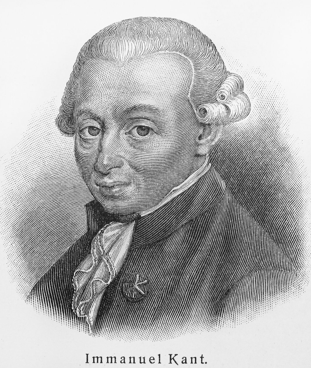 Porträt von Immanuel Kant 1724-1804 von Unbekannt
