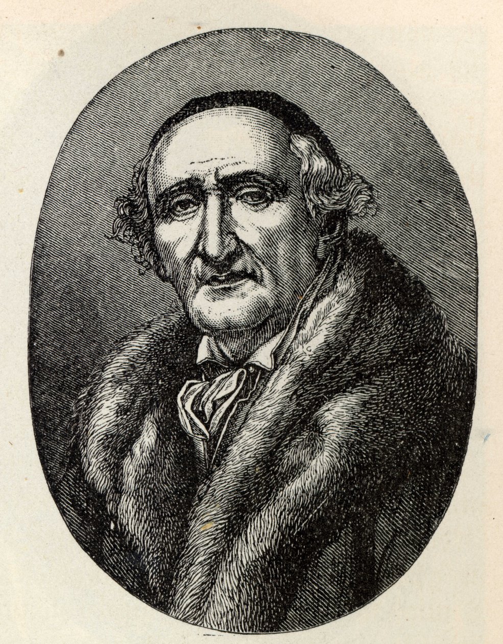 Porträt von Johann Gottfried Schadow, 1764-1850 von Unbekannt