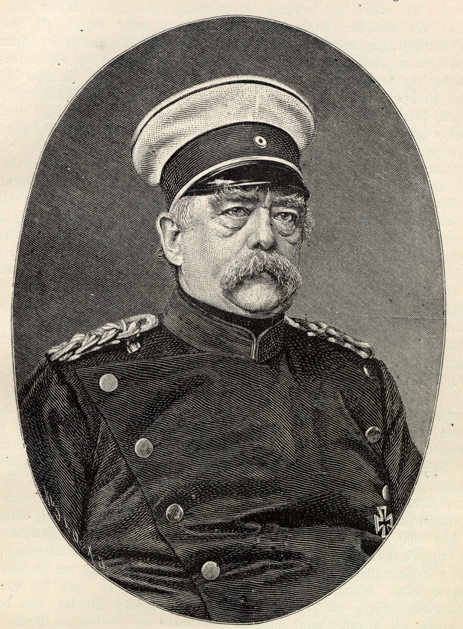 Porträt von Otto von Bismarck 1815-1898 von Unbekannt