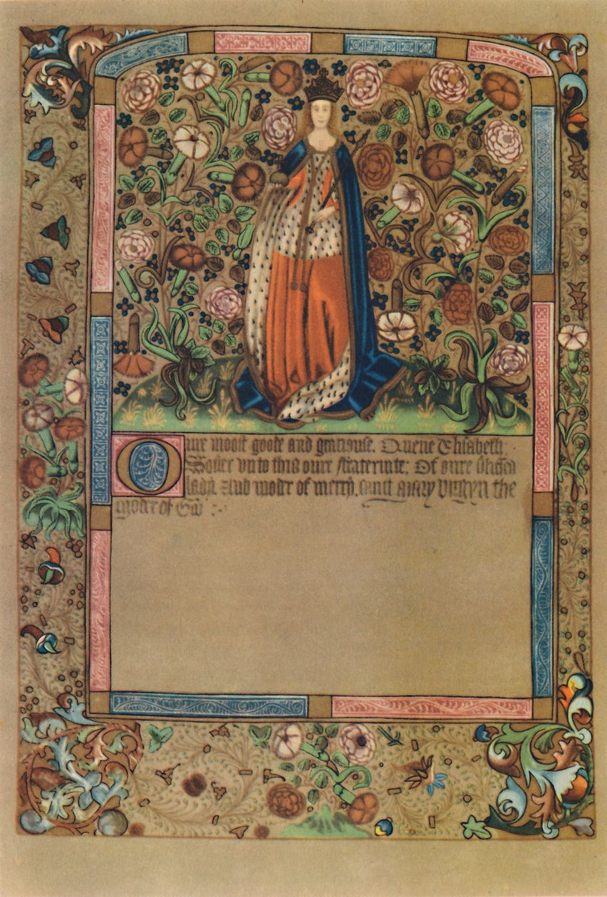 Porträt von Königin Elizabeth..., ca. 1441-1689, 1948 von Unbekannt