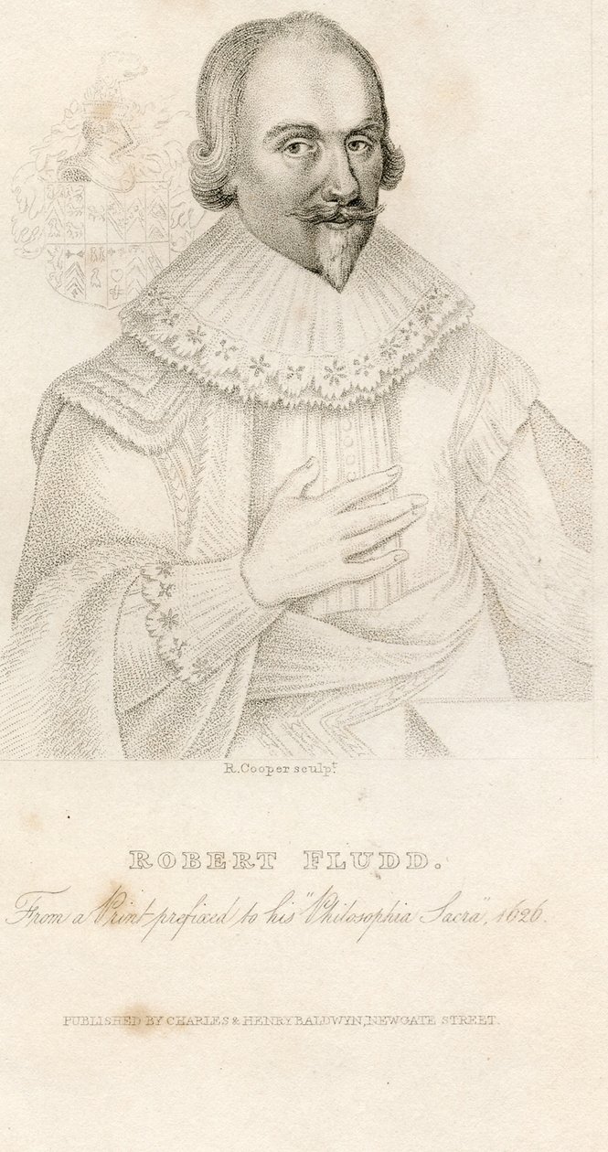 Porträt von Robert Fludd von Unbekannt