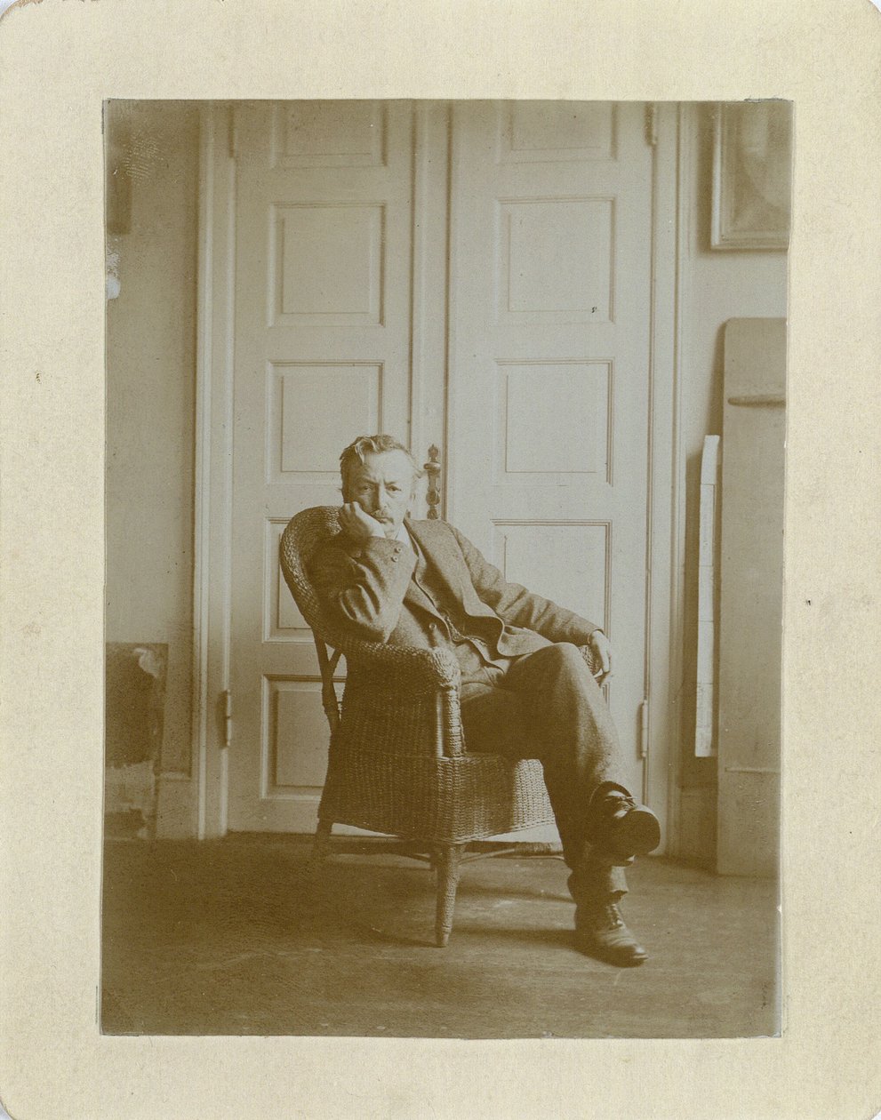Porträt von Vilhelm Hammershøi 1864-1916 von Unbekannt