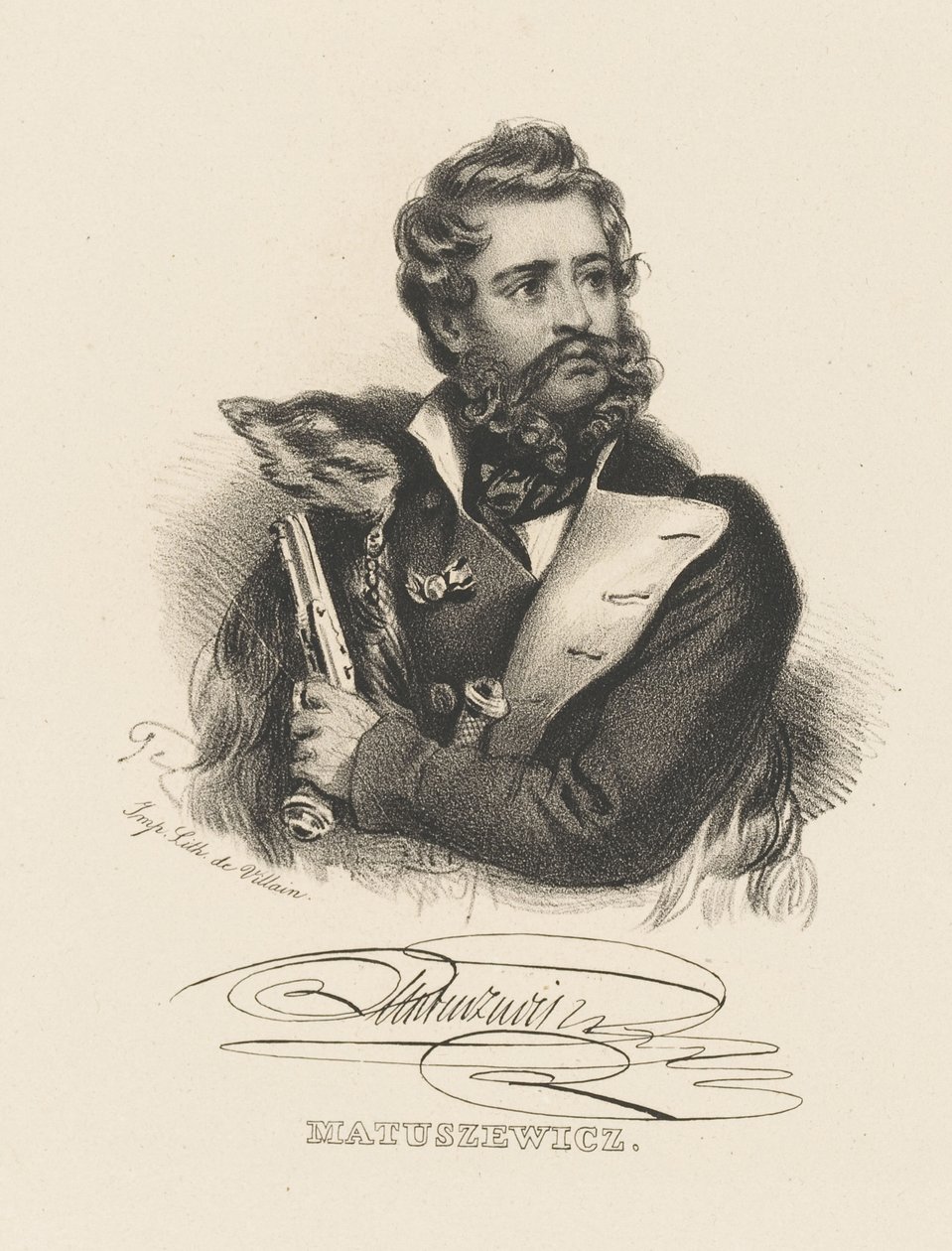 Porträt von Wincenty Matuszewicz 1801-1830 von Unbekannt