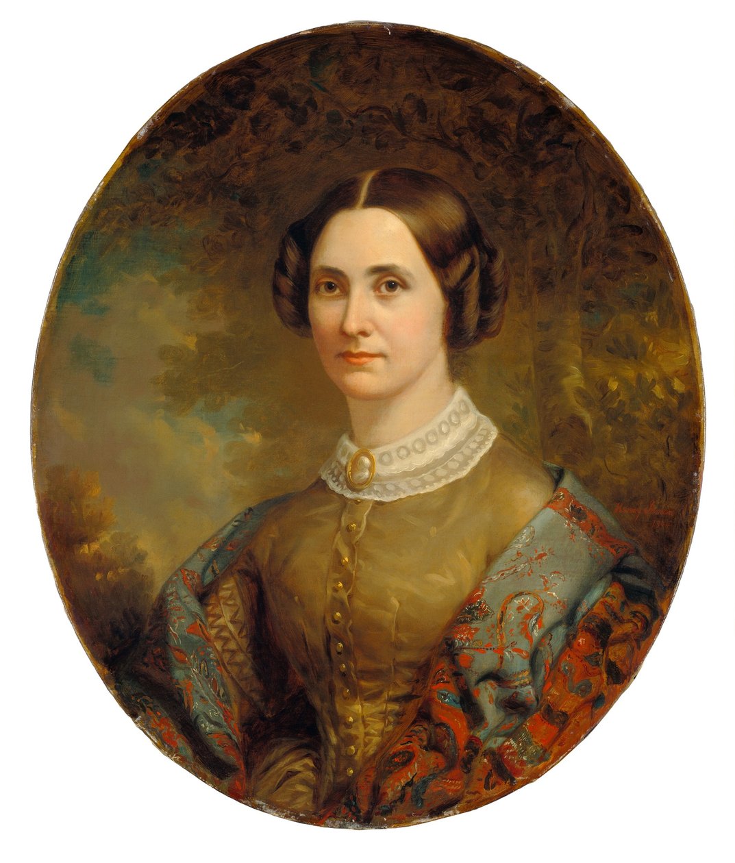 Porträt einer Dame, ca. 1855-1860 von Unbekannt